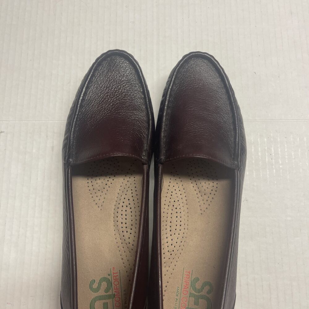 SAS Simplify Tripad Antique Wine Leather Loafer Slip On Women's Shoes Size 9 S - Picture 15 of 15